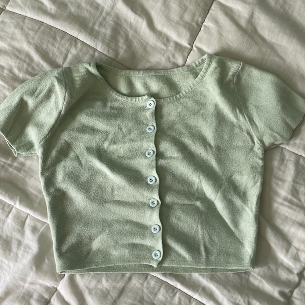 Sweater crop top